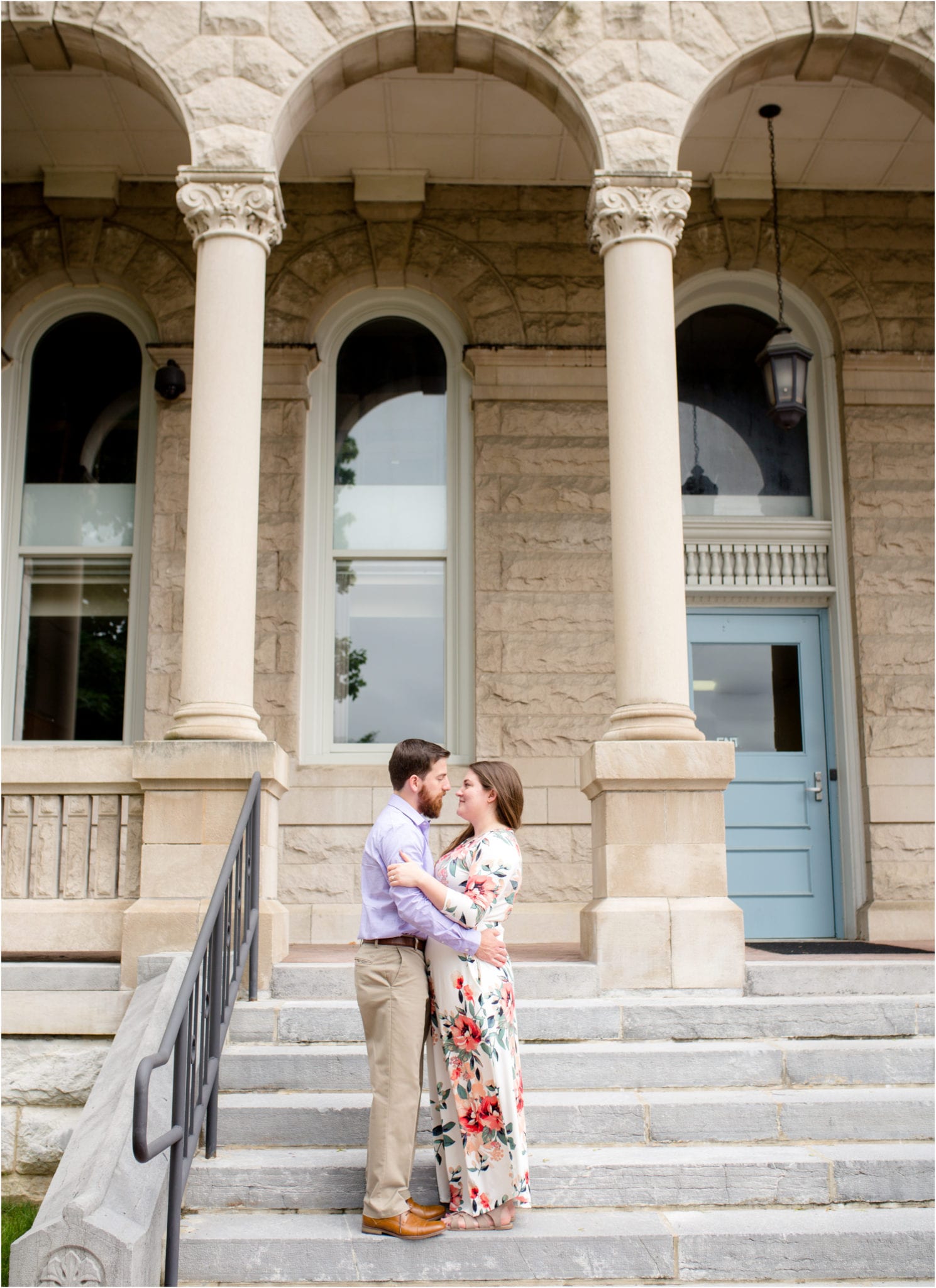 Downtown Harrisonburg VA engagement session court Square Downtown Harrisonburg VA engagement session court Square